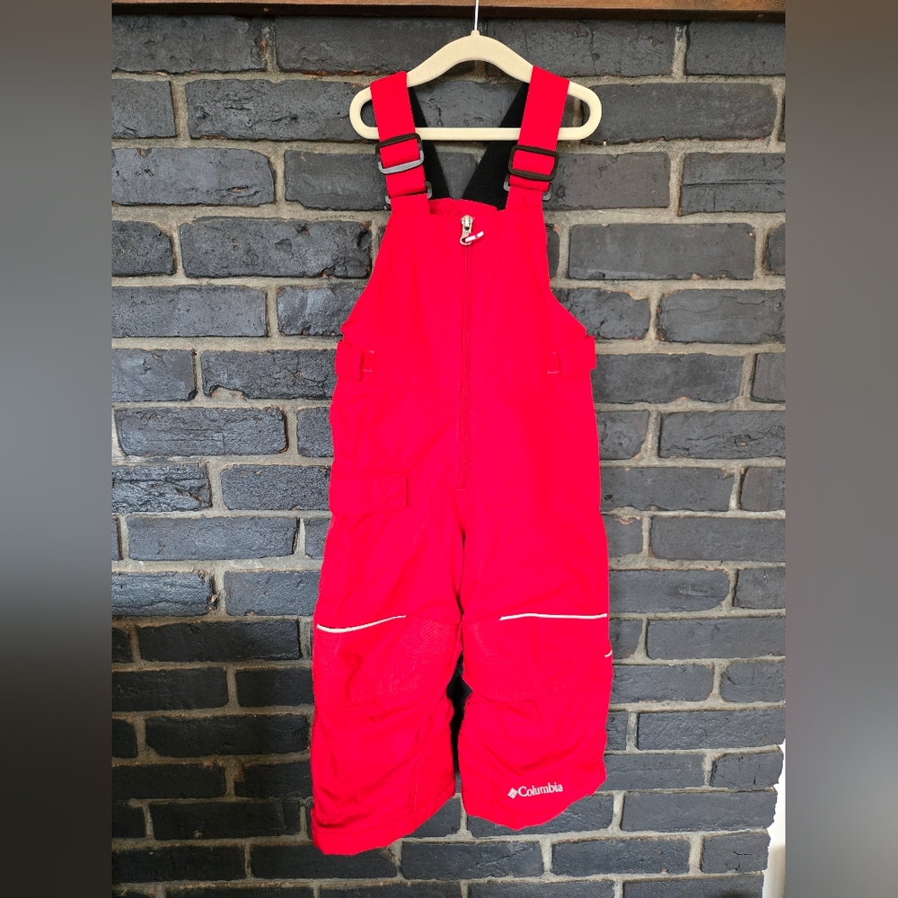 Columbia Kids Red Snow Bib